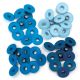 Eyelets For Scrapbooking Blue Wide