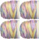 Spinrite Caron Simply Soft Paints Yarn Baby Brights Pack of 4 Skein