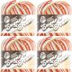 Spinrite Lily Sugar n Cream Yarn Ombres Super Size Sunrise Ombre Pack of 4 Skein