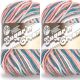 Spinrite Lily Sugar n Cream Yarn Ombres Super Size Seas Ombre Pack of 2 Skein