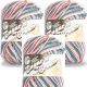 Spinrite Lily Sugar n Cream Yarn Ombres Super Size Seas Ombre Pack of 3 Skein