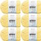 Spinrite Bernat Baby Blanket Big Ball Yarn Buttercup Pack of 6 Skein