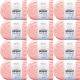 Spinrite Bernat Baby Blanket Big Ball Yarn Coral Blossom Pack of 12 Skein