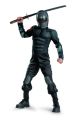 Snake Eyes Classic Muscle Costume Black Large