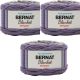 Spinrite Bernat Blanket Stripes Yarn Eggplant Pack of 3 Skein