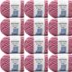 Spinrite Bernat Blanket Extra Yarn Burnt Rose Pack of 12 Skein