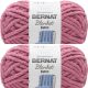 Spinrite Bernat Blanket Extra Yarn Burnt Rose Pack of 2 Skein