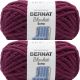 Spinrite Bernat Blanket Extra Yarn Burgundy Plum Pack of 2 Skein