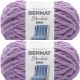 Spinrite Bernat Blanket Extra Yarn Gray Orchid Pack of 2 Skein