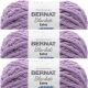Spinrite Bernat Blanket Extra Yarn Gray Orchid Pack of 3 Skein