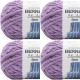 Spinrite Bernat Blanket Extra Yarn Gray Orchid Pack of 4 Skein