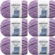 Spinrite Bernat Blanket Extra Yarn Gray Orchid Pack of 6 Skein