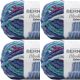 Spinrite Bernat Blanket Extra Yarn Speckled Moonrise Pack of 4 Skein