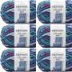 Spinrite Bernat Blanket Extra Yarn Speckled Moonrise Pack of 6 Skein