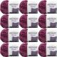 Spinrite Bernat Velvet Yarn Burgundy Plum Pack of 12 Skein