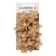 David Tutera Burlap Flower Picks 4.5 X 3.5 Inches