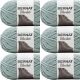 Spinrite Bernat Blanket Big Ball Yarn Misty Green Pack of 6 Skein