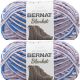 Spinrite Bernat Blanket Big Ball Yarn Dappled Showers Pack of 2 Skein