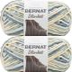 Spinrite Bernat Blanket Big Ball Yarn Sunshine Green Pack of 2 Skein