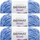 Spinrite Bernat Velvet Yarn Rich Blue Pack of 3 Skein