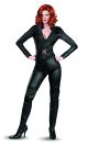 Marvel Avengers Movie Black Widow Avengers Deluxe Adult Costume Black Large 12 14 