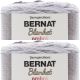 Spinrite Bernat Blanket Ombre Yarn Charcoal Ombre Pack of 2 Skein