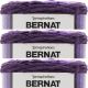 Spinrite Bernat Blanket Ombre Yarn Eggplant Ombre Pack of 3 Skein
