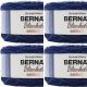 Spinrite Bernat Blanket Ombre Yarn Navy Ombre Pack of 4 Skein