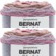 Spinrite Bernat Blanket Ombre Yarn Dusty Rose Ombre Pack of 2 Skein