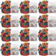 Spinrite Bernat Alize Blanket EZ Yarn Bright Rainbow Pack of 12 Skein
