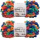 Spinrite Bernat Alize Blanket EZ Yarn Bright Rainbow Pack of 2 Skein
