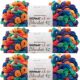 Spinrite Bernat Alize Blanket EZ Yarn Bright Rainbow Pack of 3 Skein