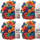 Spinrite Bernat Alize Blanket EZ Yarn Bright Rainbow Pack of 4 Skein