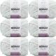 Spinrite Bernat Blanket Twist Yarn Beachcomber Pack of 6 Skein