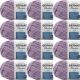 Spinrite Bernat Blanket Twist Yarn Purple Haze Pack of 12 Skein
