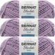 Spinrite Bernat Blanket Twist Yarn Purple Haze Pack of 3 Skein