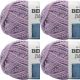 Spinrite Bernat Blanket Twist Yarn Purple Haze Pack of 4 Skein