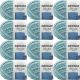 Spinrite Bernat Blanket Twist Yarn Making Waves Pack of 12 Skein