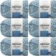 Spinrite Bernat Blanket Twist Yarn Sea Stars Pack of 6 Skein