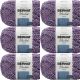 Spinrite Bernat Blanket Twist Yarn Grape Kiss Pack of 6 Skein