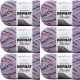 Spinrite Bernat Blanket Big Ball Yarn Horizon Pack of 6 Skein