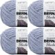 Spinrite Bernat Blanket Big Ball Yarn Cornflower Pack of 4 Skein