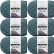 Spinrite Bernat Blanket Big Ball Yarn Lagoon Pack of 6 Skein