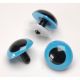 Animal Eyes With Plastic Washers Blue 15Mm