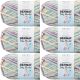 Spinrite Bernat Baby Blanket Big Ball Yarn Mini Succulents Pack of 6 Skein