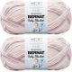 Spinrite Bernat Baby Blanket Big Ball Yarn Raspberry Kisses Pack of 2 Skein
