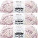 Spinrite Bernat Baby Blanket Big Ball Yarn Raspberry Kisses Pack of 3 Skein