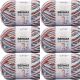 Spinrite Bernat Baby Blanket Big Ball Yarn Button Roses Pack of 6 Skein