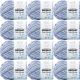 Spinrite Bernat Baby Blanket Big Ball Yarn Lovely Blue Pack of 12 Skein