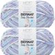 Spinrite Bernat Baby Blanket Big Ball Yarn Posey Purple Pack of 2 Skein